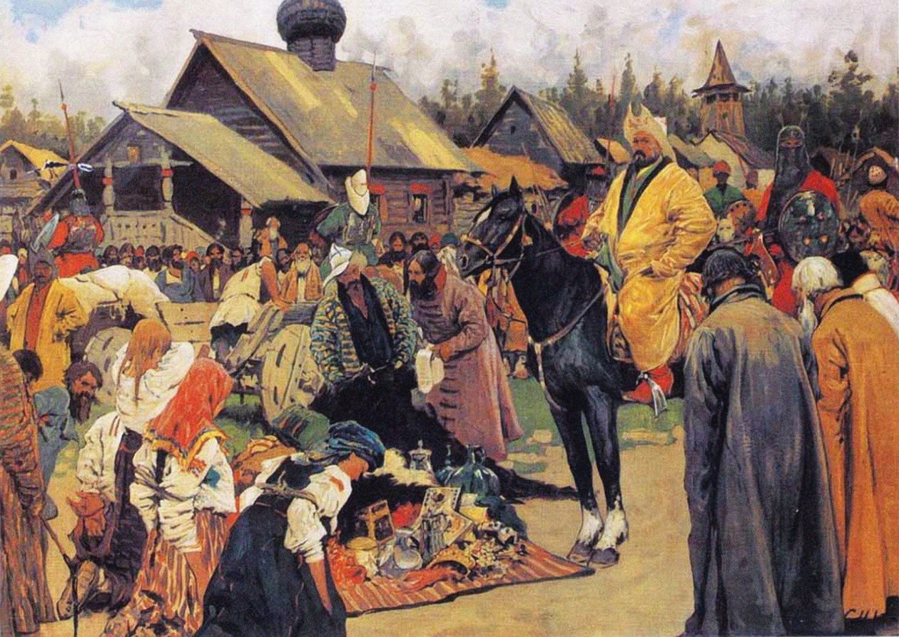 The Baskaks, 1909 af Sergej Vasilevic Ivanov