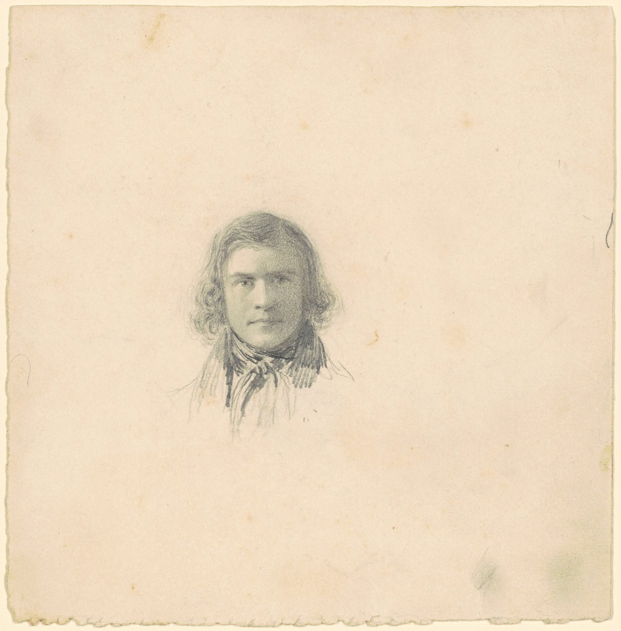 Selvportræt [recto] af Seth Wells Cheney
