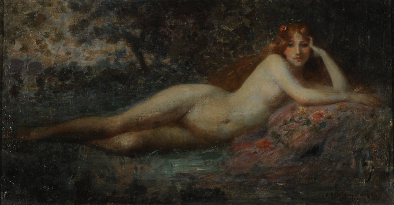 Study of Nude (Louly) af Severo RODRIGUEZ Etchart