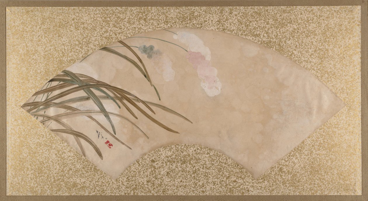 Blomster og blade, slutningen af 1800-tallet. af Shibata Zeshin