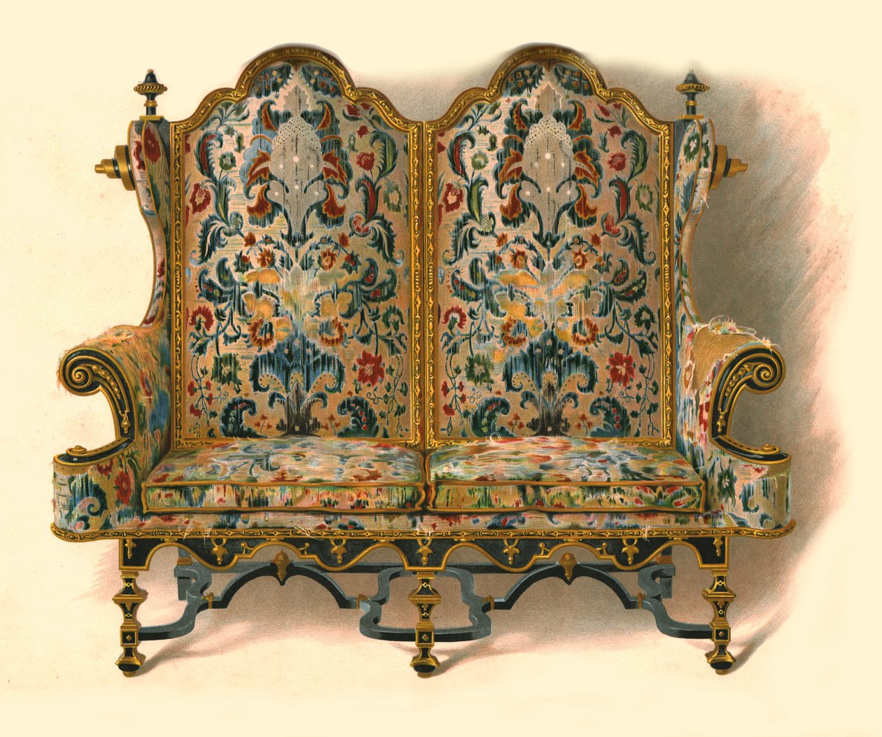 Sofa, 1905 af Shirley Charles Llewellyn Slocombe