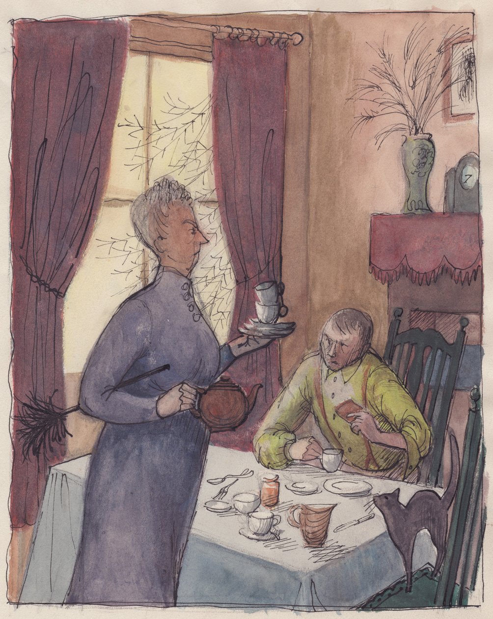 Pensionatets værtinde, 1952. af Shirley Markham