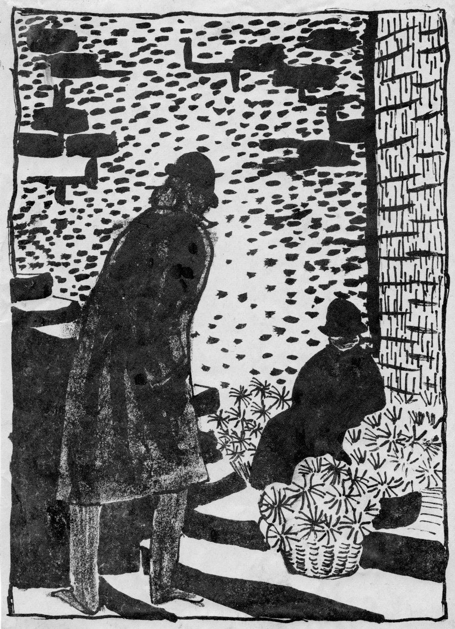Blomsterhandler, 1952. af Shirley Markham