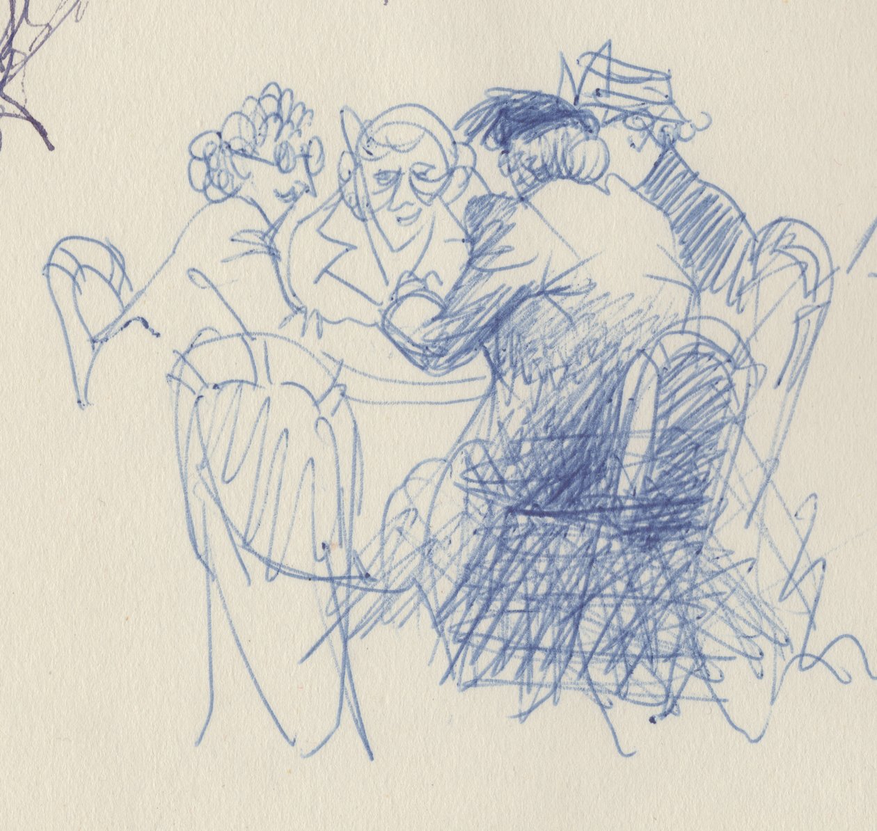 Gruppe kvinder ved et bord, c1950. af Shirley Markham
