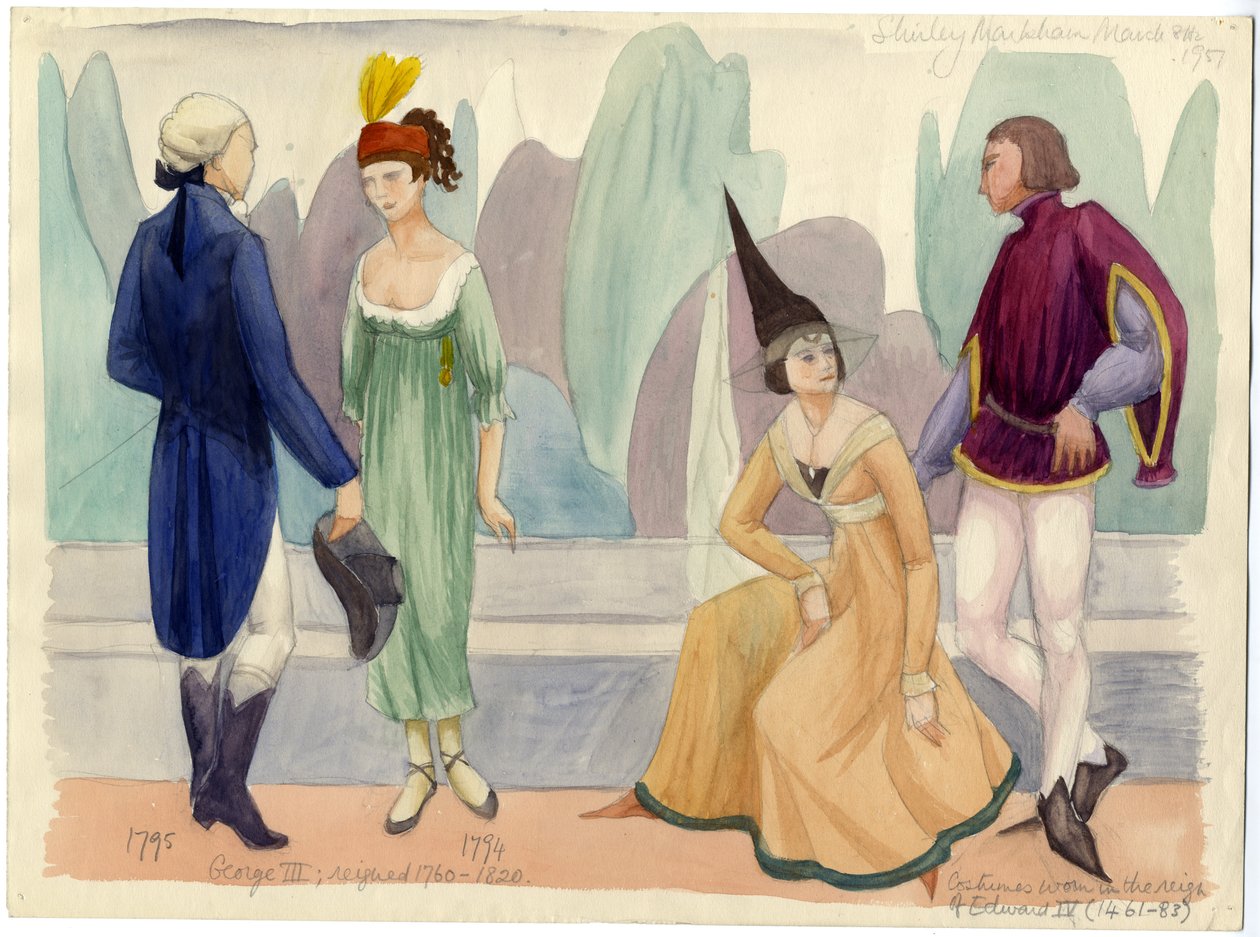 Historisk kostume, 1951. af Shirley Markham