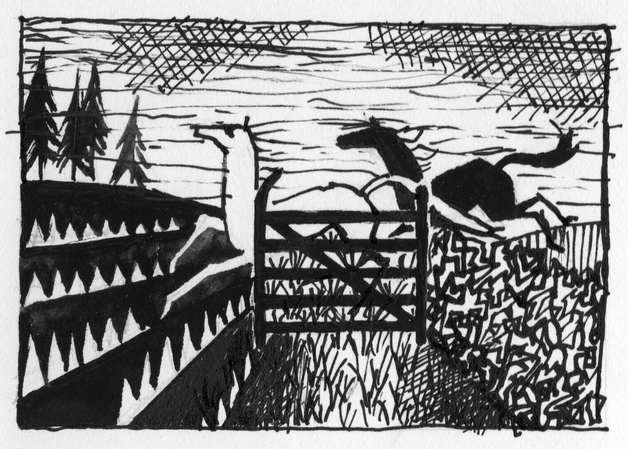 Heste, 1951. af Shirley Markham