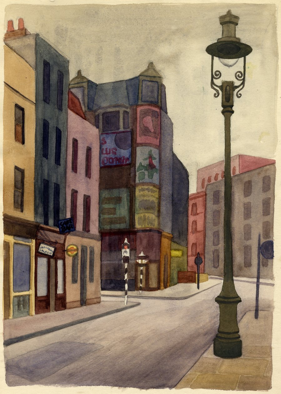 Lygtepæl, 1951. af Shirley Markham