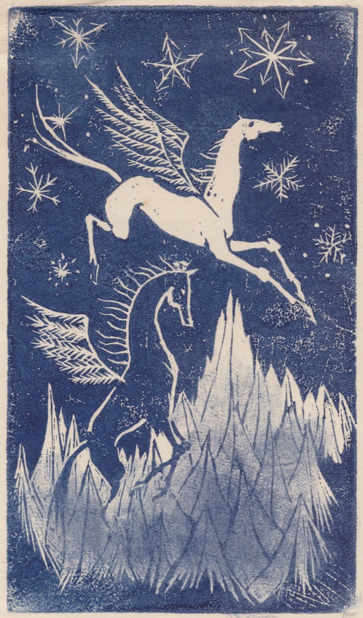 Pegasus, c1950. af Shirley Markham