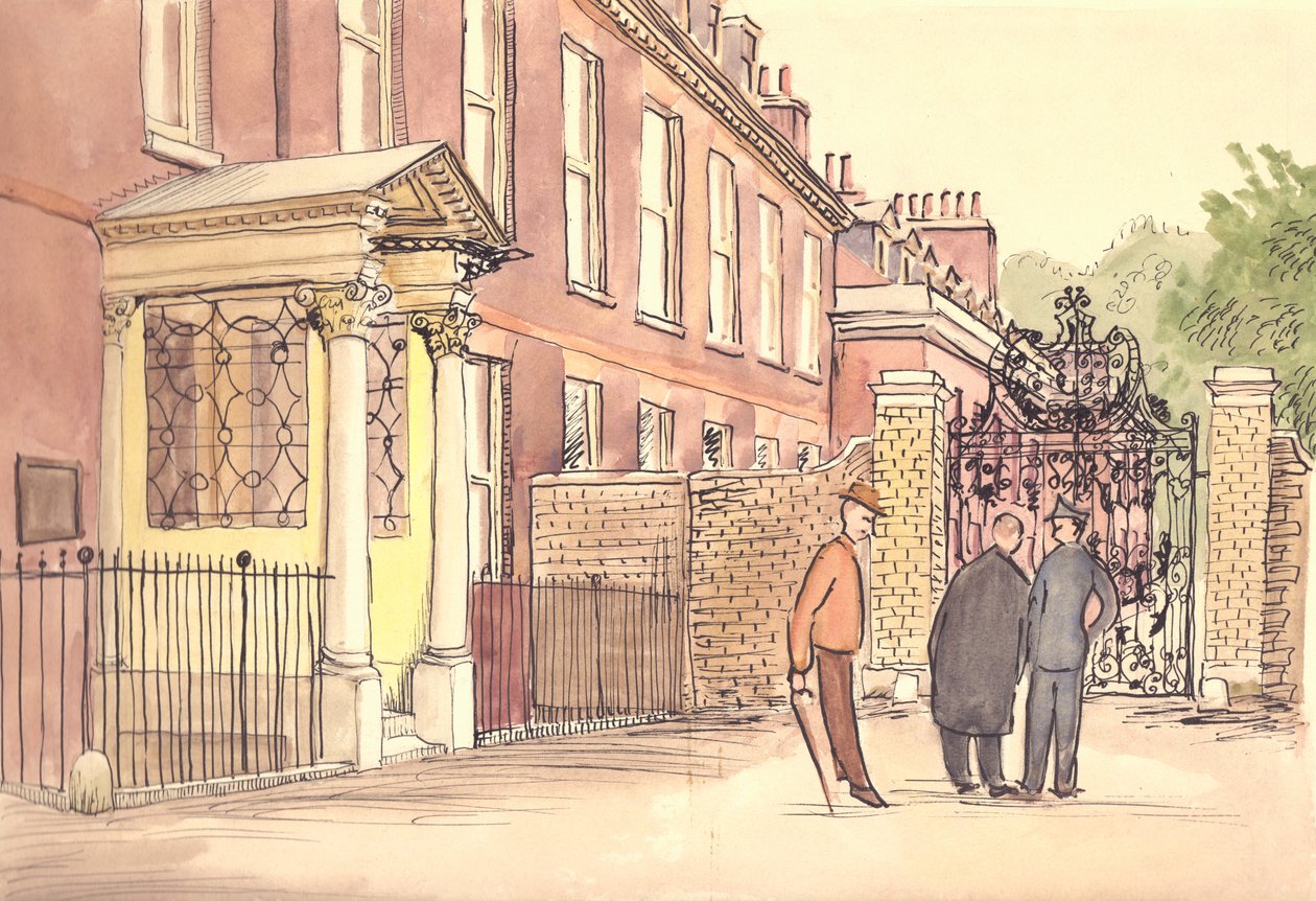 Statslejligheder, Kensington Palace, London, c1950. af Shirley Markham