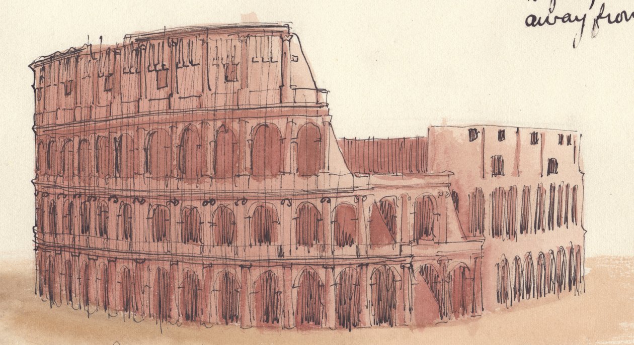 Colosseum, Rom, Italien, 1951. af Shirley Markham