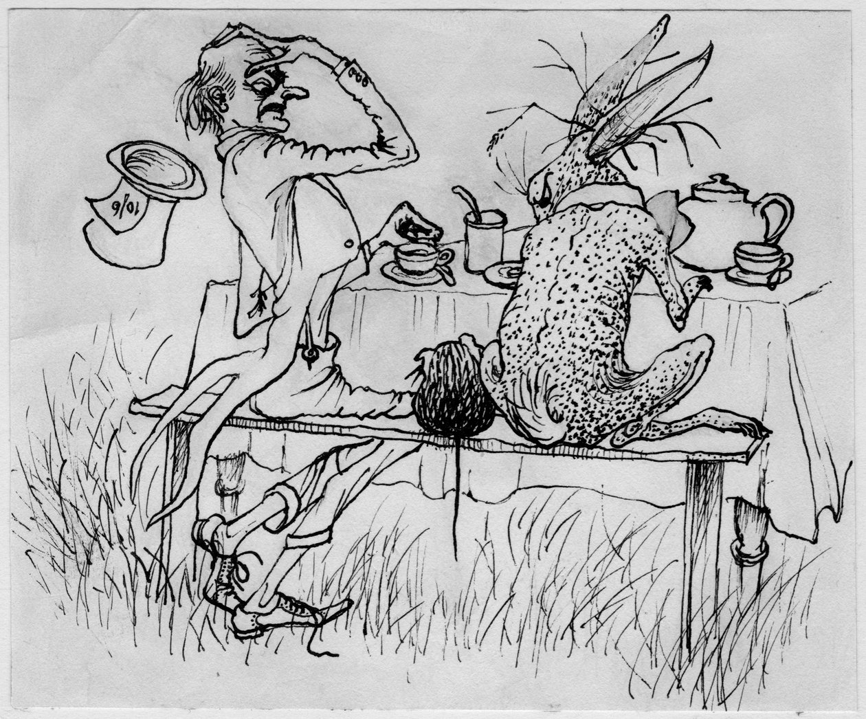 Den gale hattemager og haren, 1953. af Shirley Markham