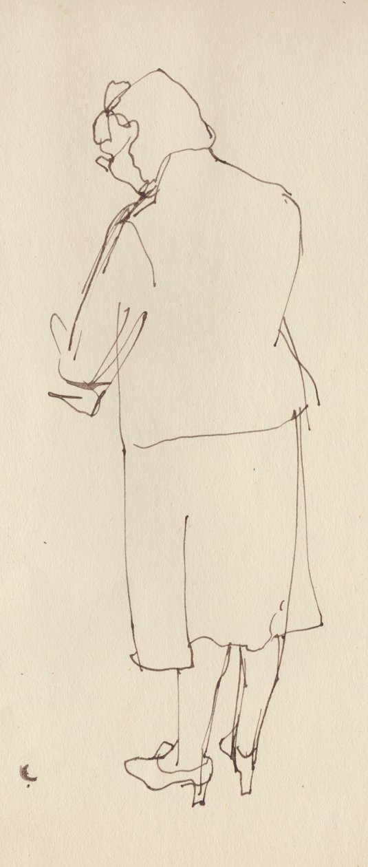 Kvinde bagfra, c1950. af Shirley Markham