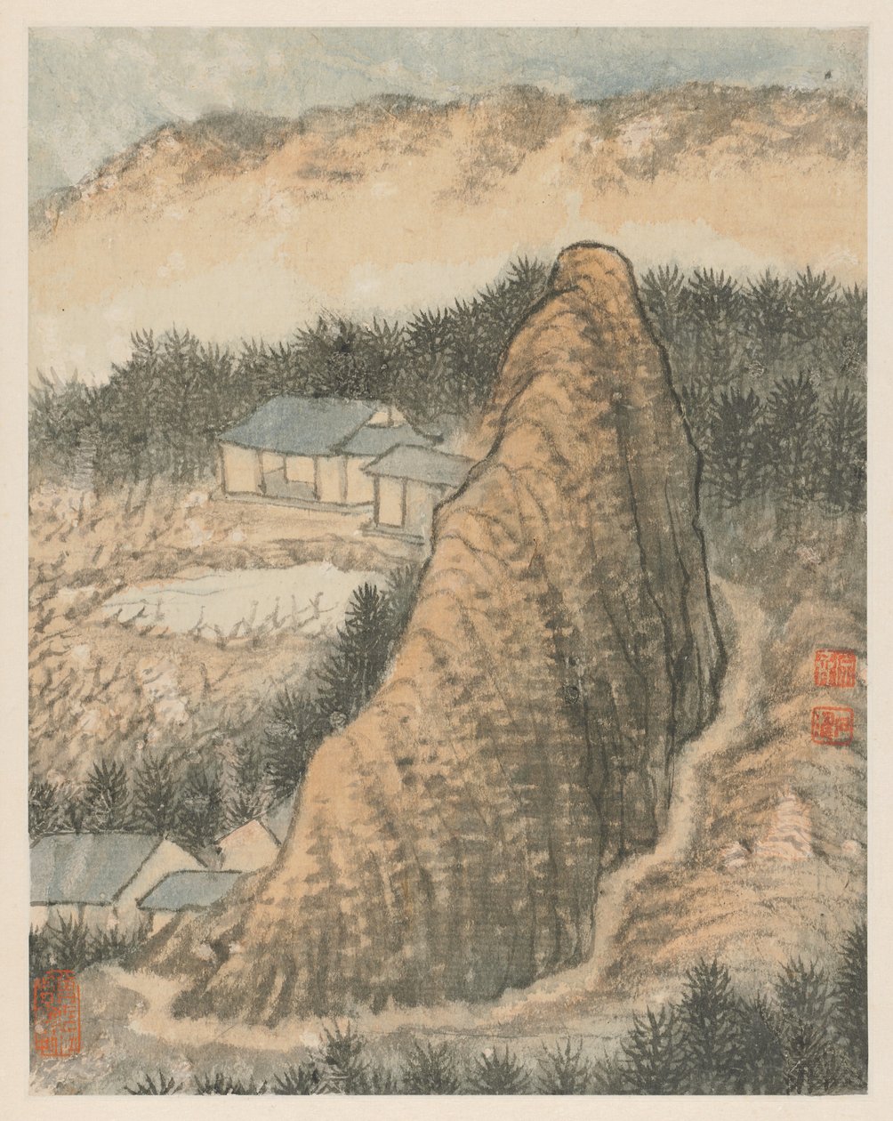 Erindringer om Qinhuai-floden, 1642-1707. af Shitao