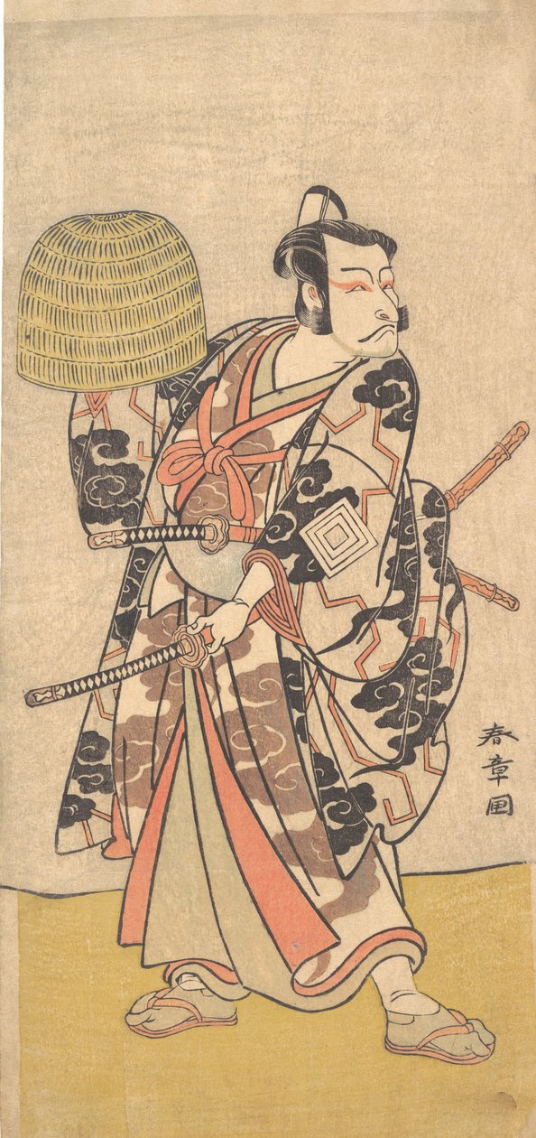 Kabuki ac and r Ichikawa Dan Juro V, 1774. af Shunsho