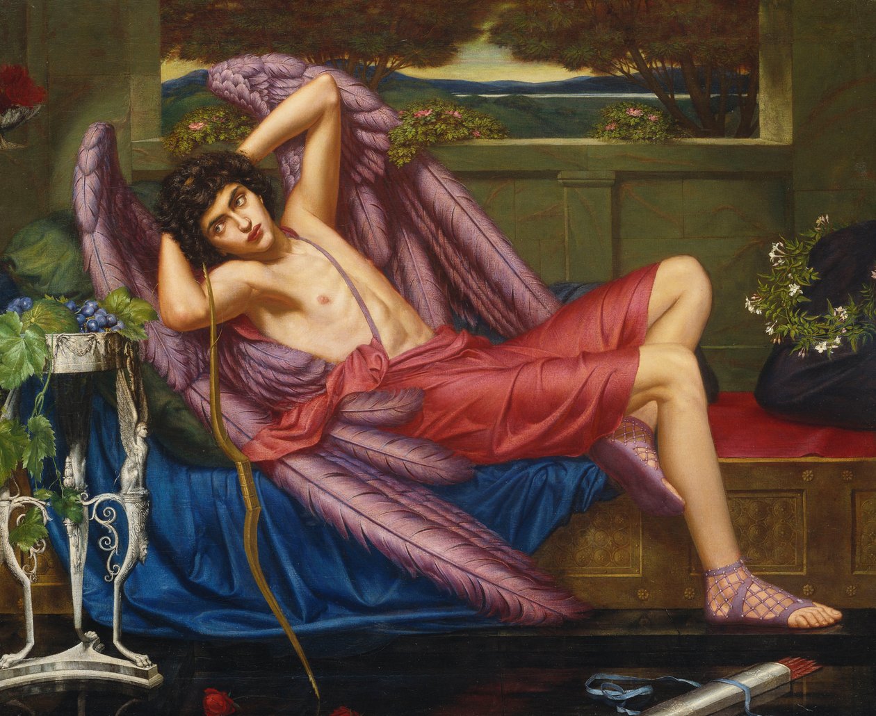 Love in Idleness (olie på lærred) af Sidney Meteyard