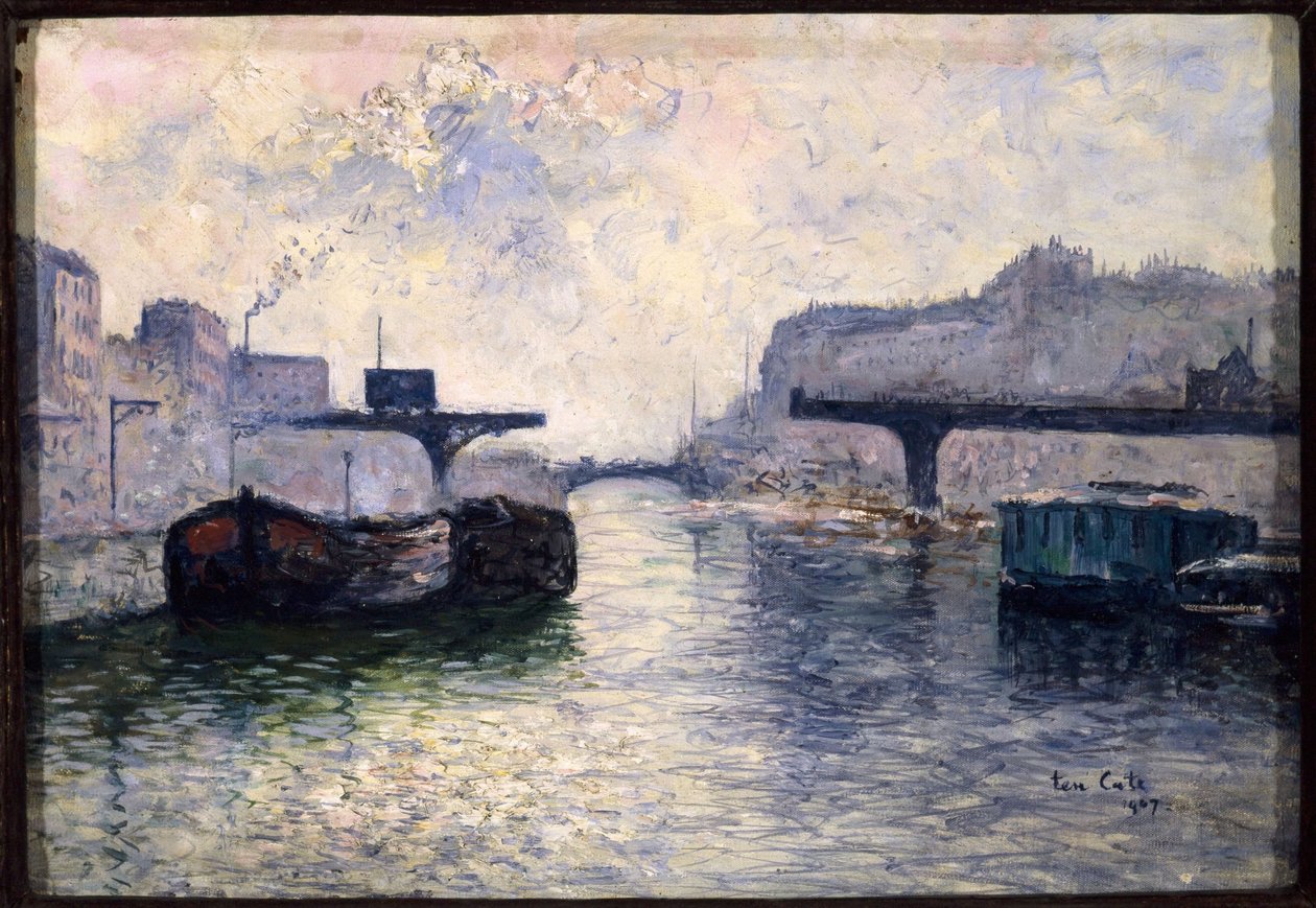 Canal Saint-Martin af Siebe Johannes Ten Kate