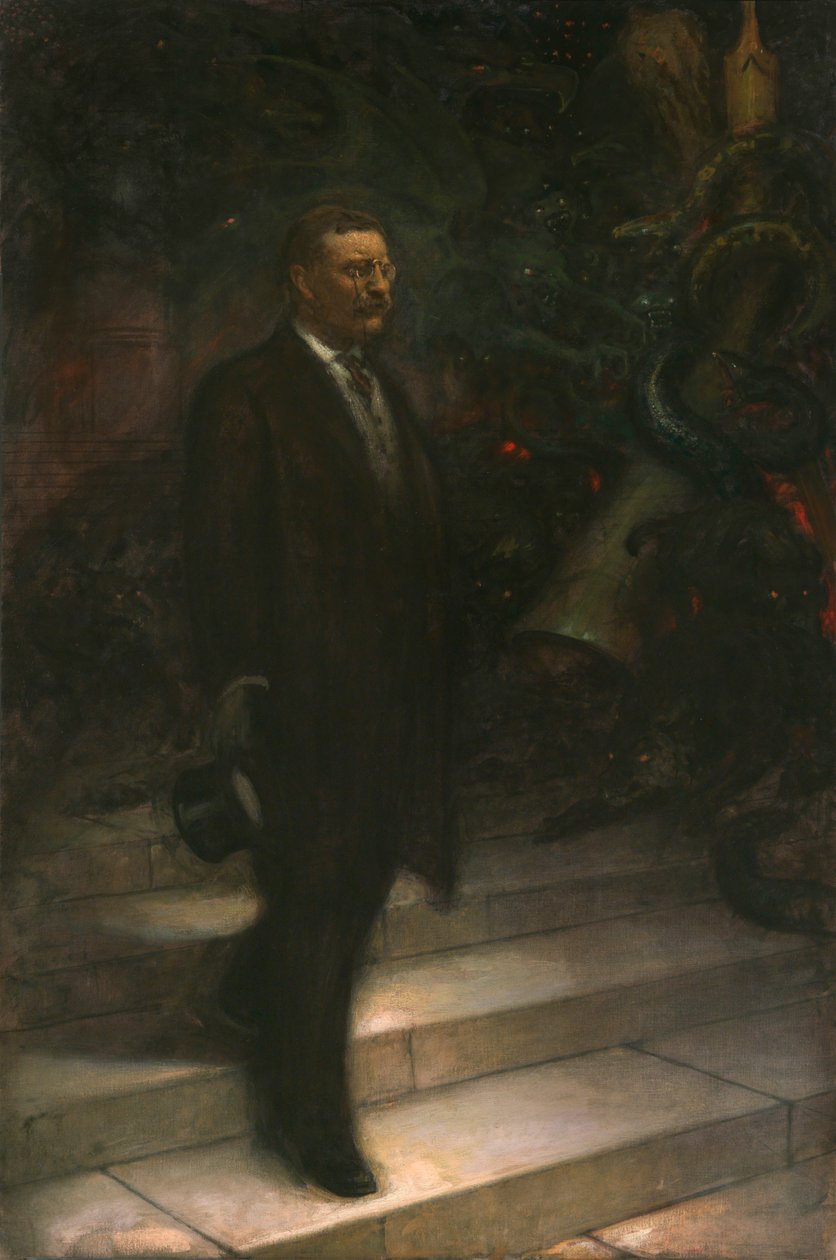 Theodore Roosevelt, ca. 1908-1910. af Sigismund De Ivanowski