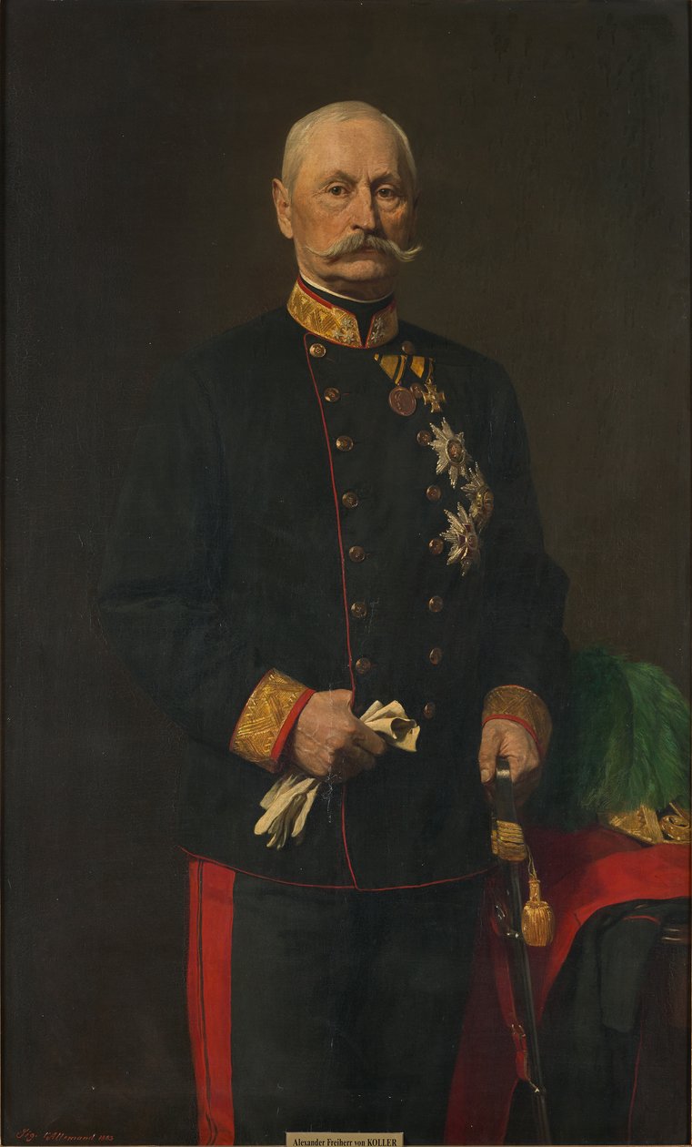 General for kavaleriet Alexander Freiherr von Koller af Sigmund L