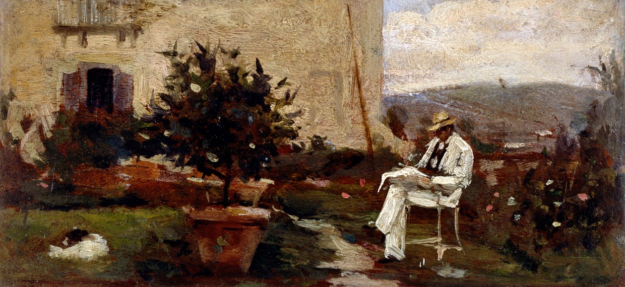 Luigi Tommasi i haven af Silvestro Lega