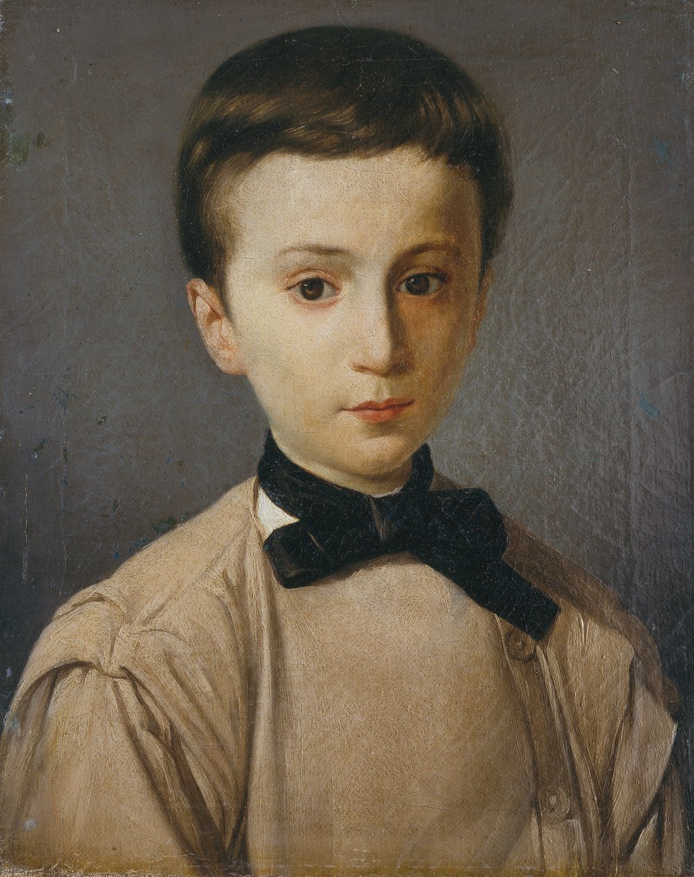 Portræt af Ettore Lega af Silvestro Lega