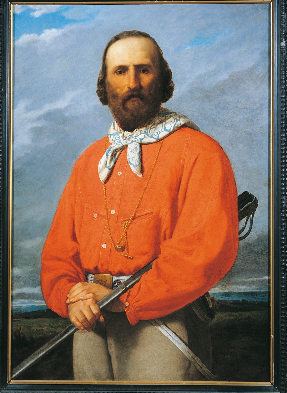 Portræt af Giuseppe Garibaldi af Silvestro Lega