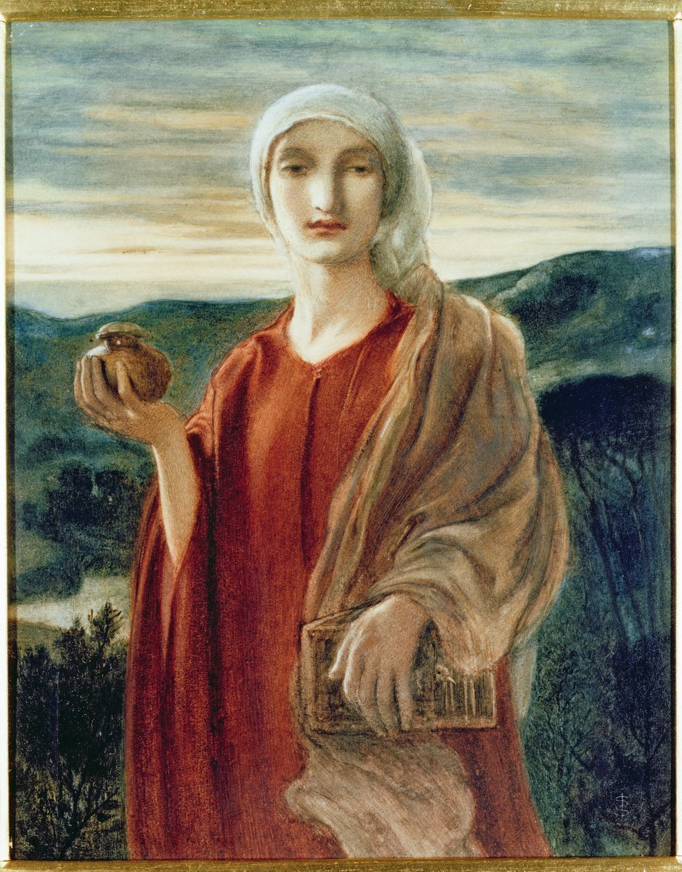 Klassisk dame af Simeon Solomon