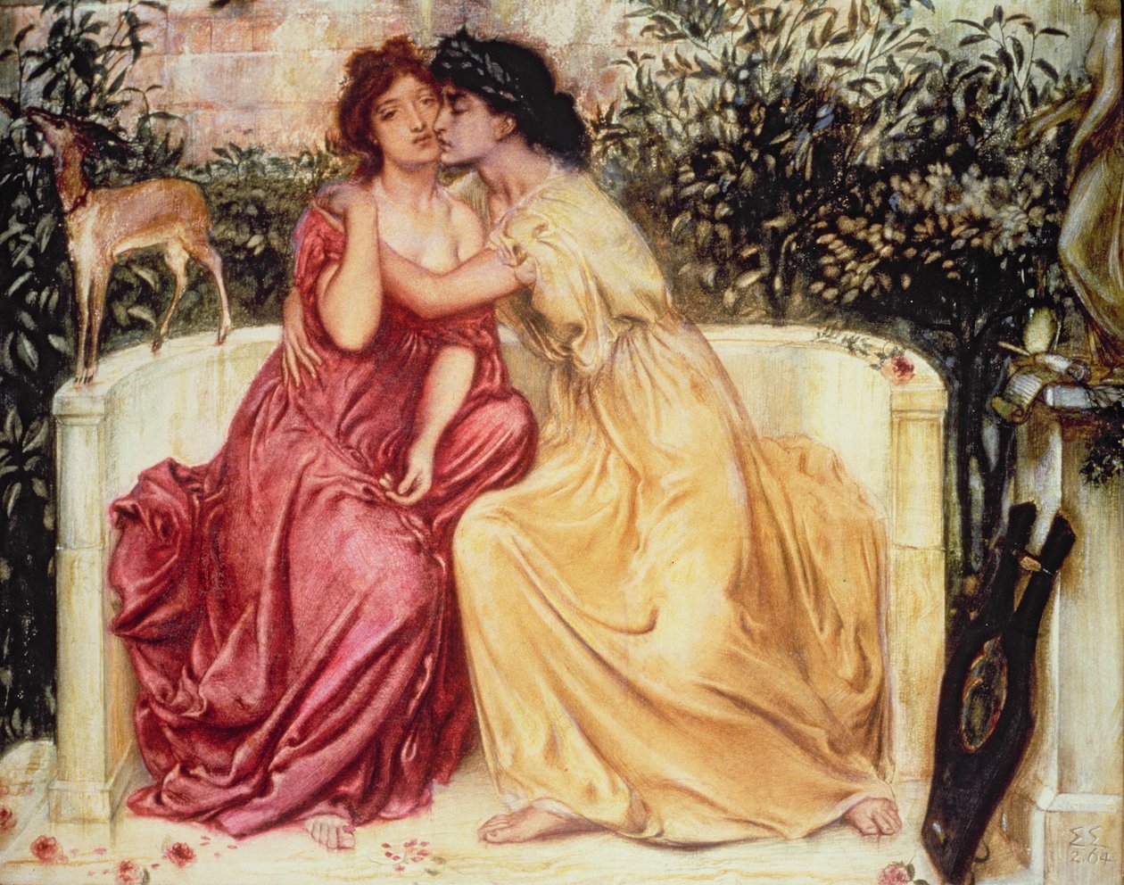 De elskende af Simeon Solomon