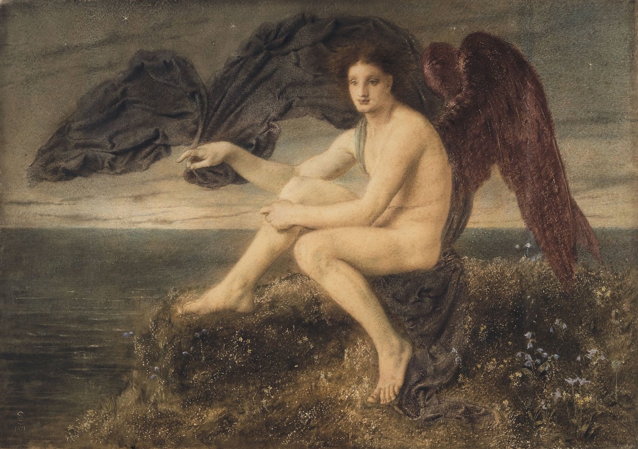 Daggry, 1871. af Simeon Solomon