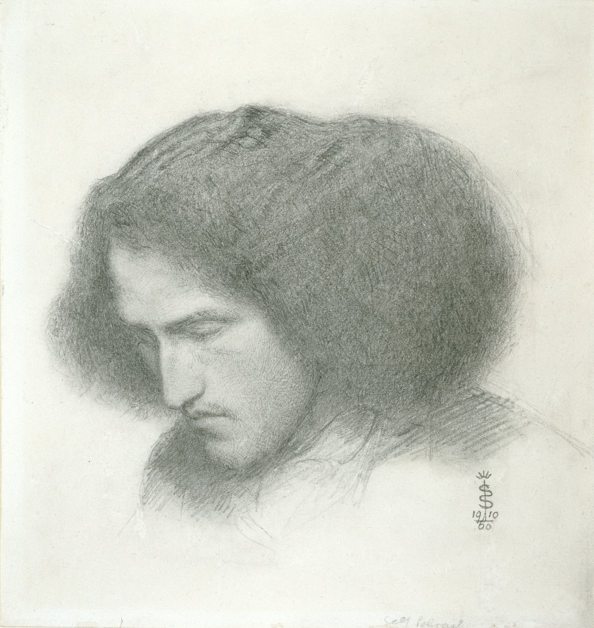 Selvportræt af Simeon Solomon