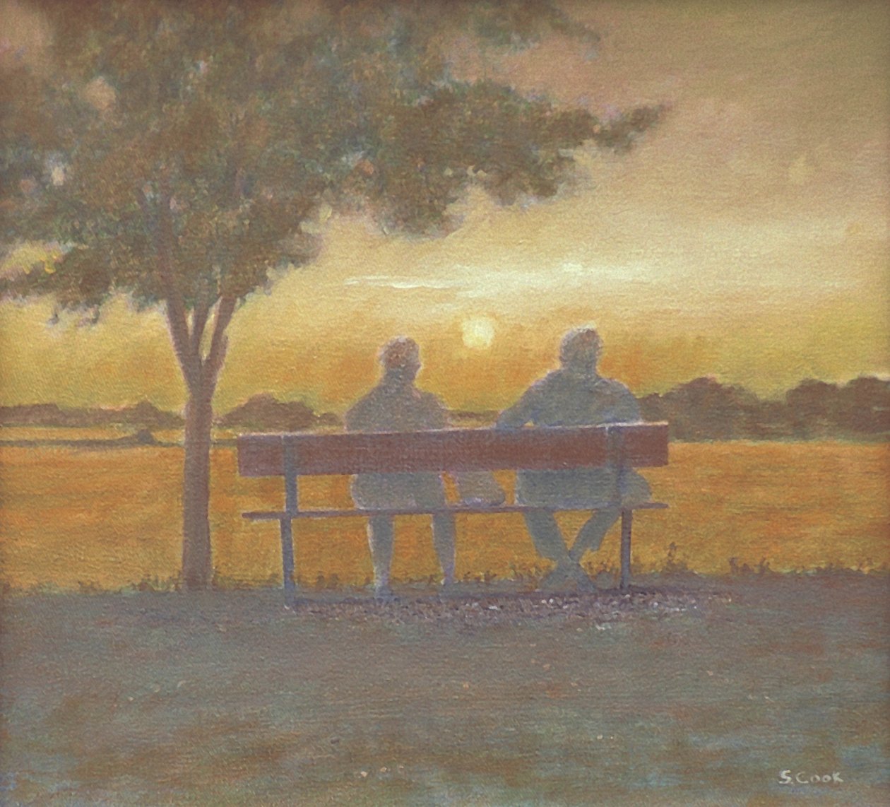 Solnedgang af Simon Cook