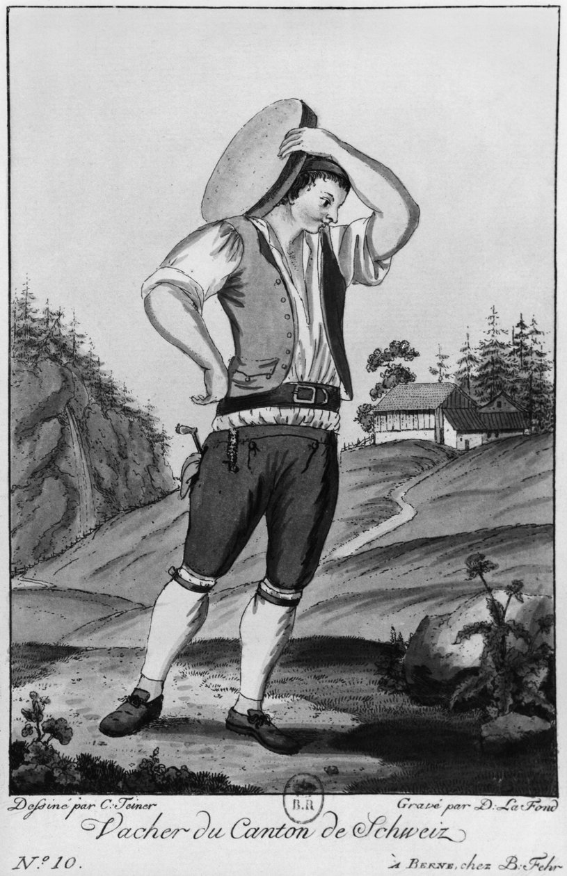 schweizisk kohyrde fra kantonen Schwyz af Simon Daniel Lafond