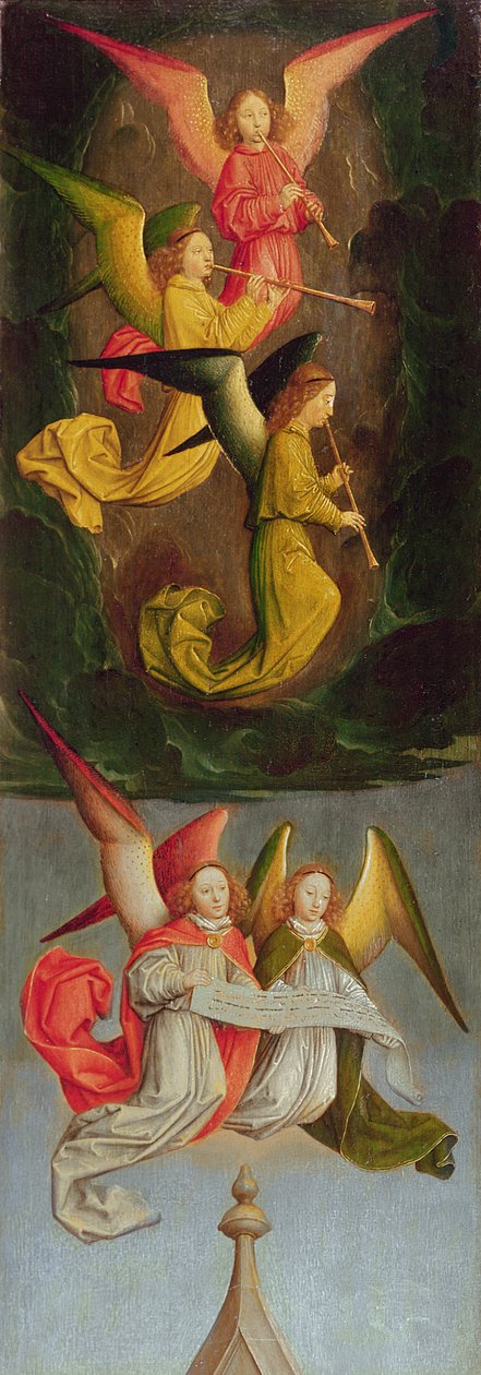A Choir of Angels, 1459 (olie på eg) af Simon Marmion