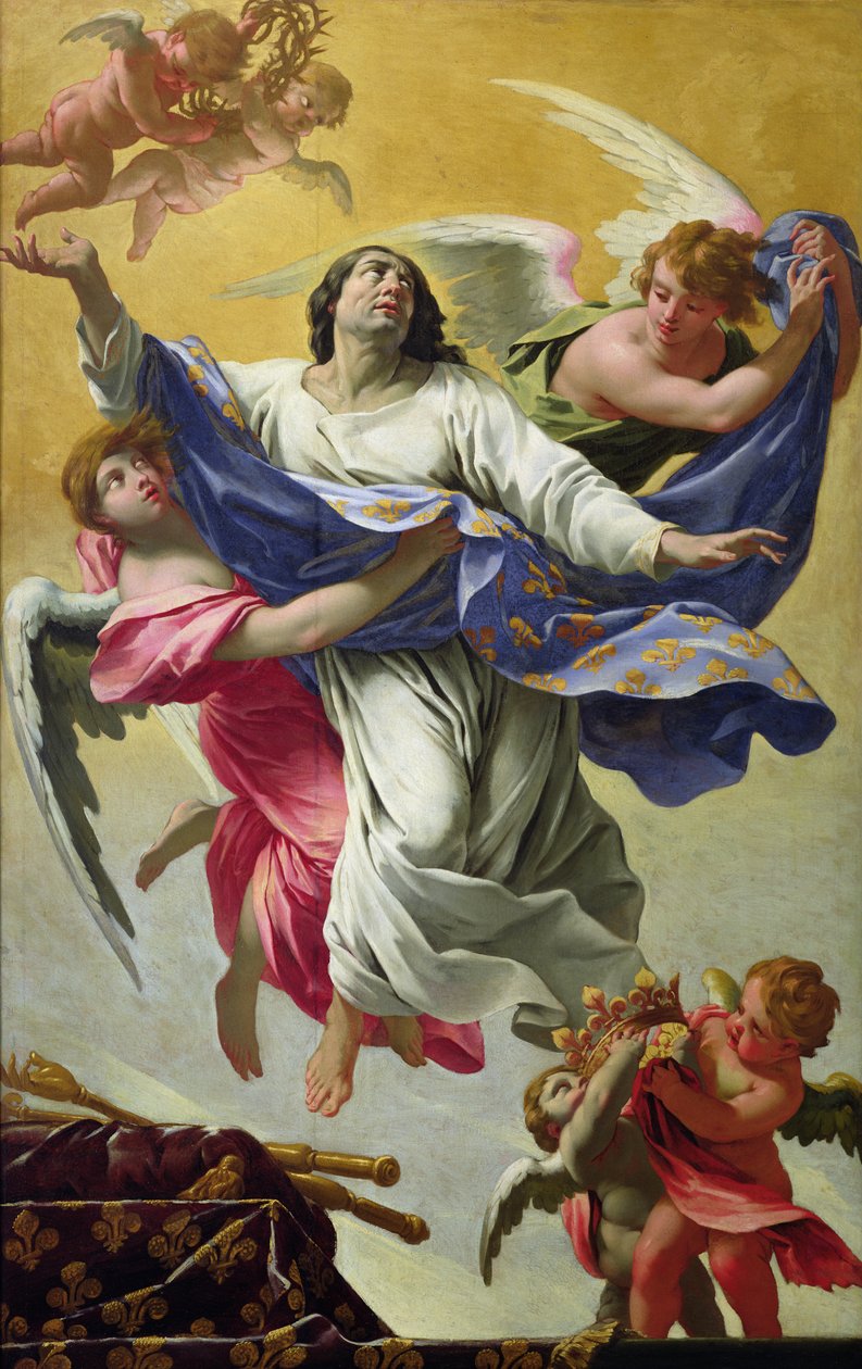 Apoteose af St. Louis, 1639-42 af Simon Vouet