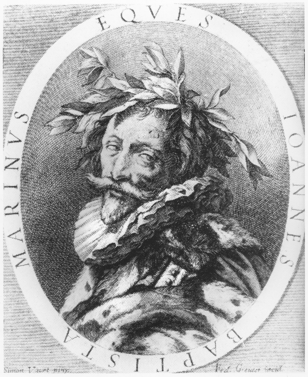 Giambattista Marino af Simon Vouet