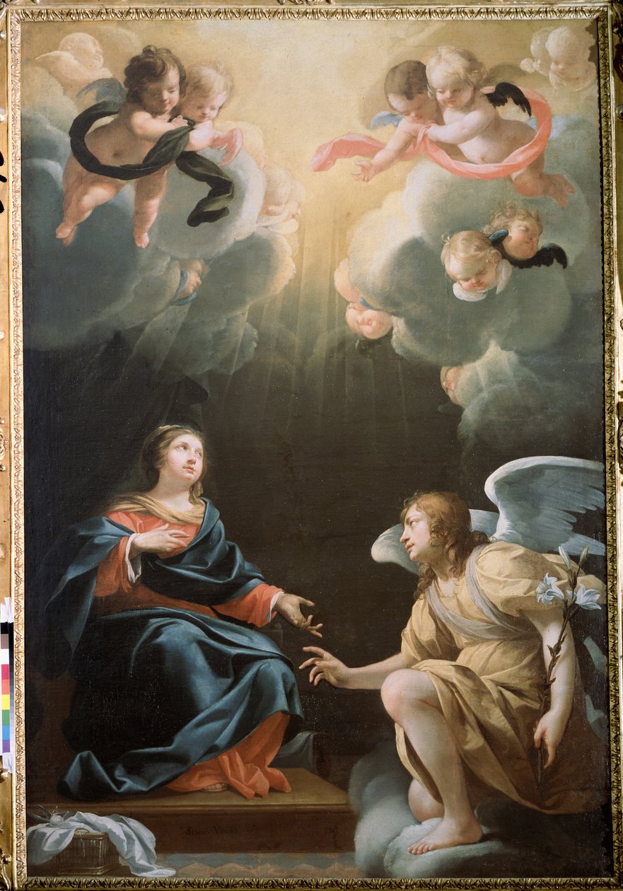 Bebudelsen, 1632 af Simon Vouet