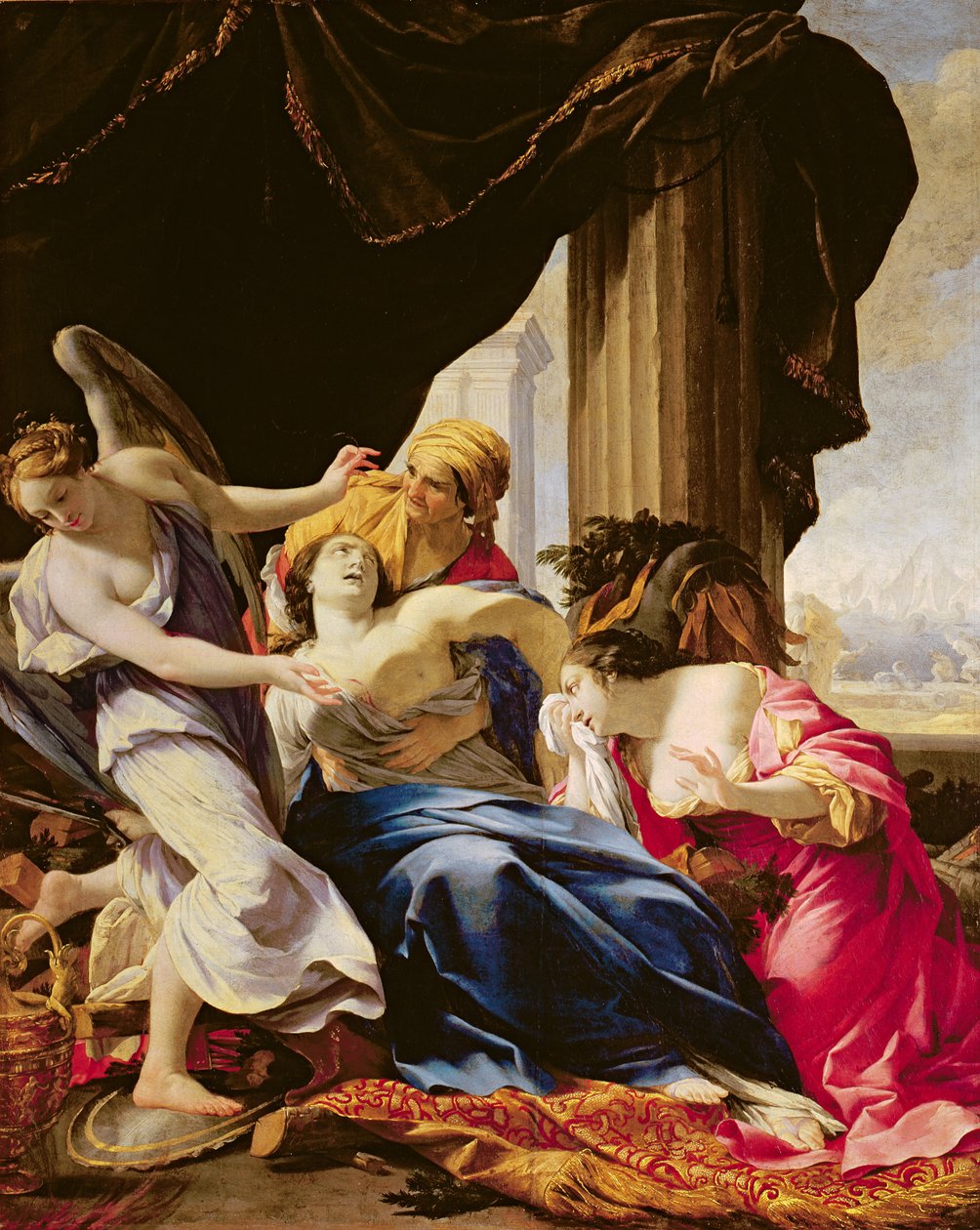 Didos død, 1642-43 af Simon Vouet