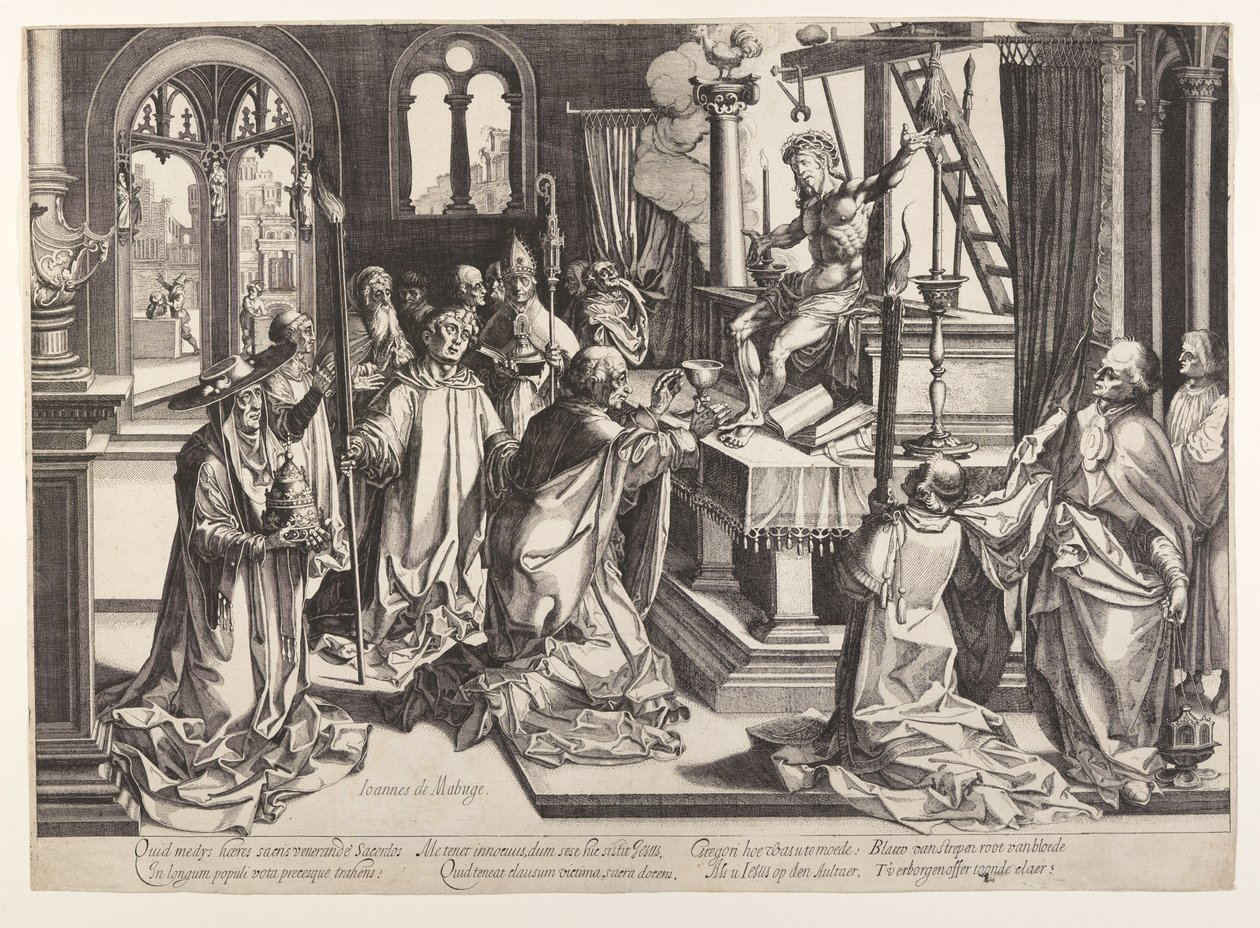 Messen for Sankt Gregorius af Simon Frisius