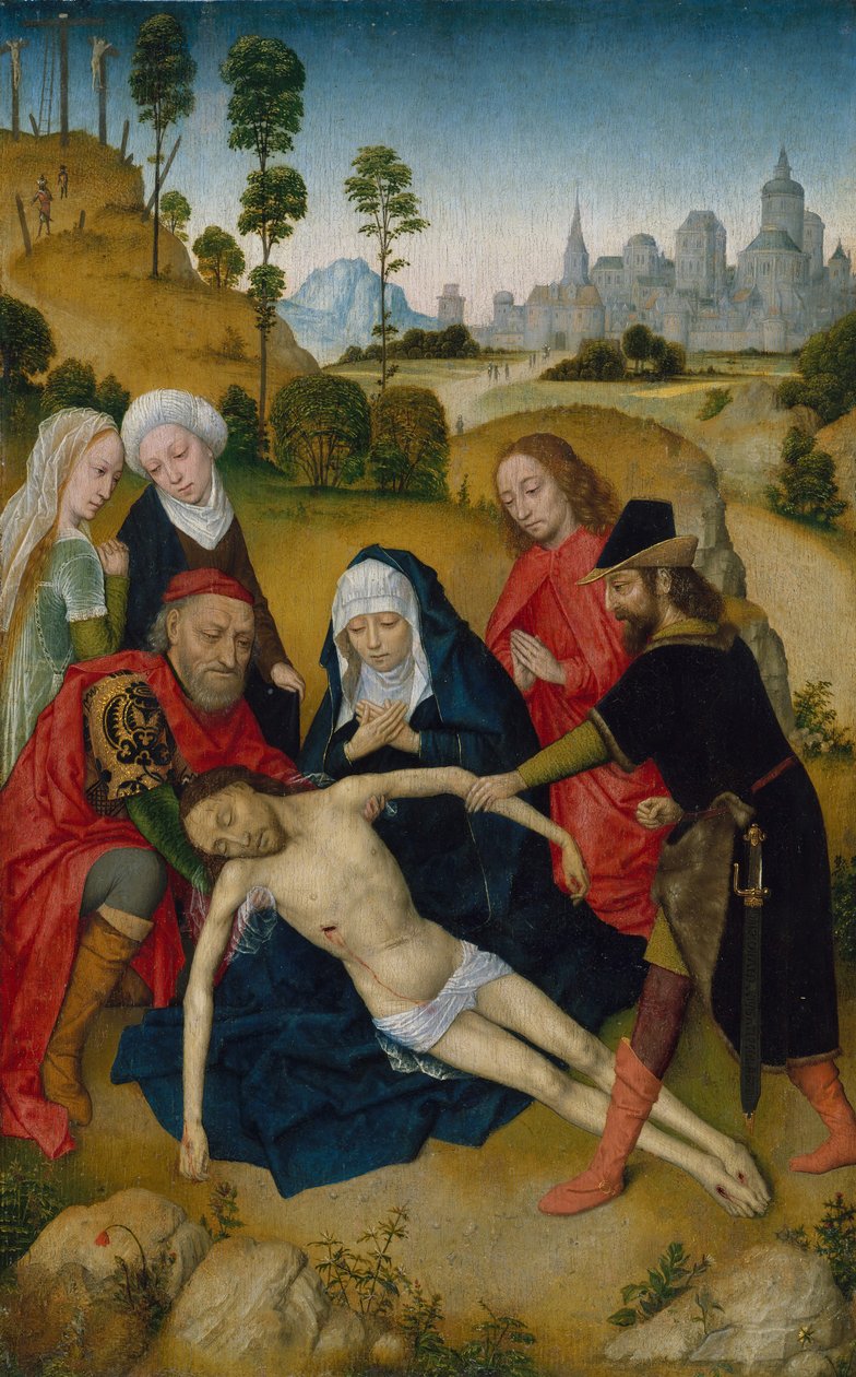Kristi klagesang, ca. 1473. af Simon Marmion