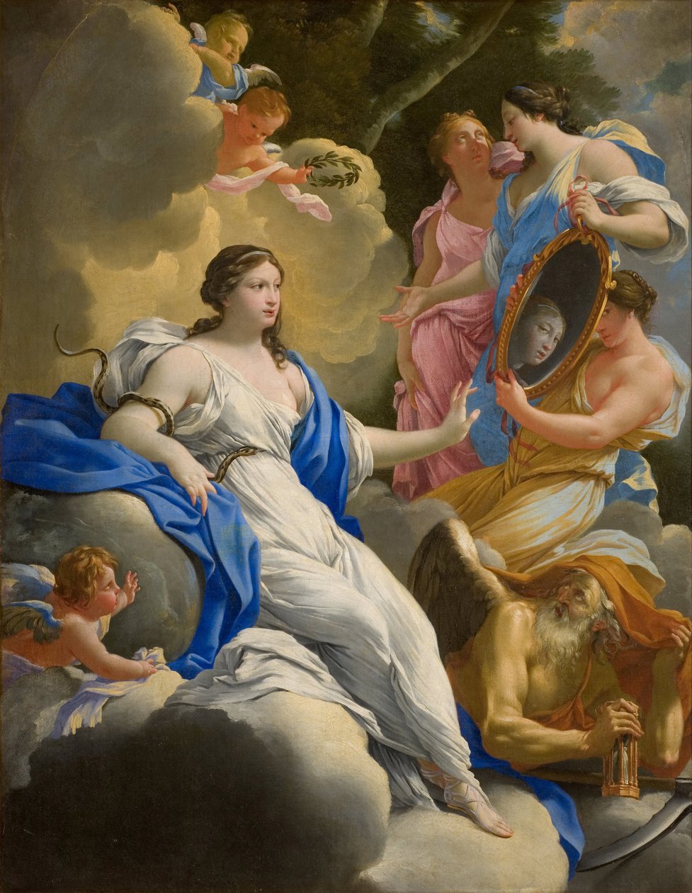 Allegory of Prudence, 1645. af Simon Vouet