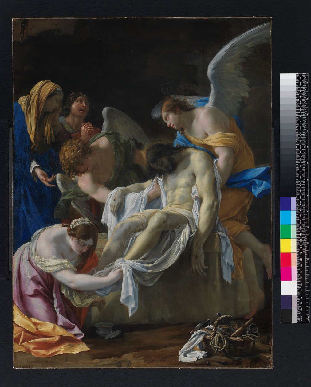 Begravelsen, 1635-1638 af Simon Vouet