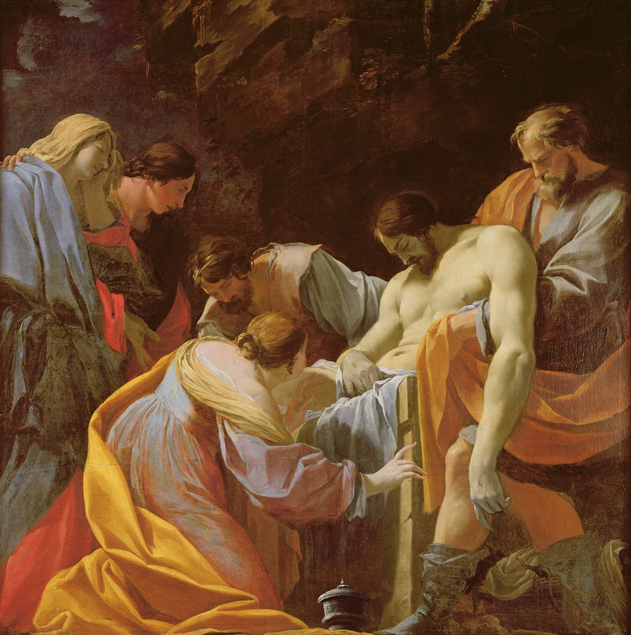 Kristi begravelse af Simon Vouet