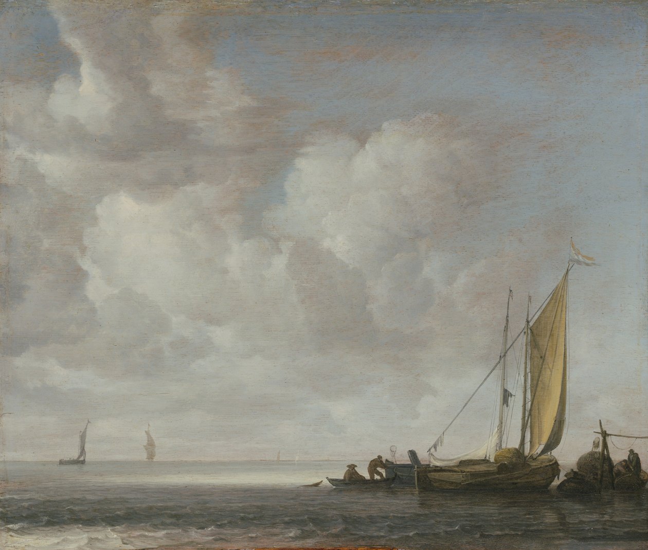 Stille Hav, efter 1640. af Simon de Vlieger