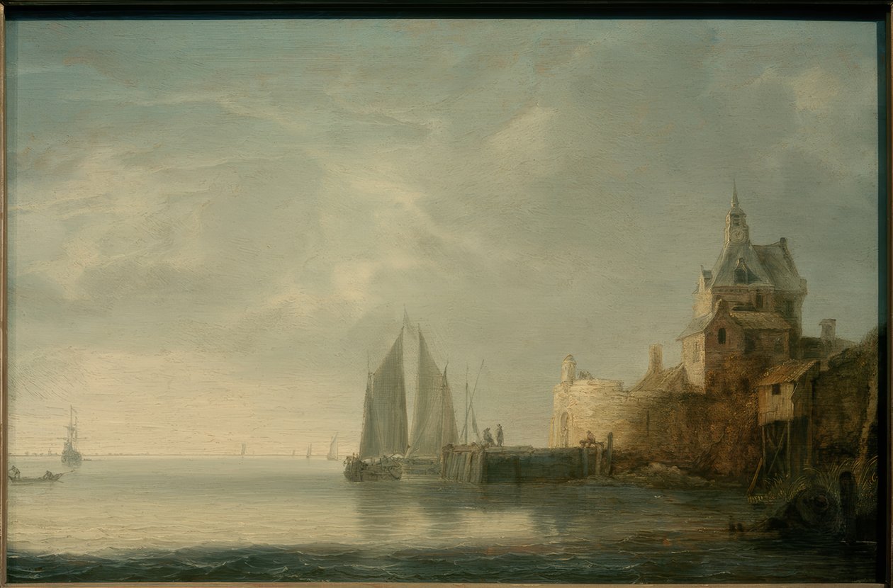 Groothoofdspoort i Dordrecht af Simon de Vlieger