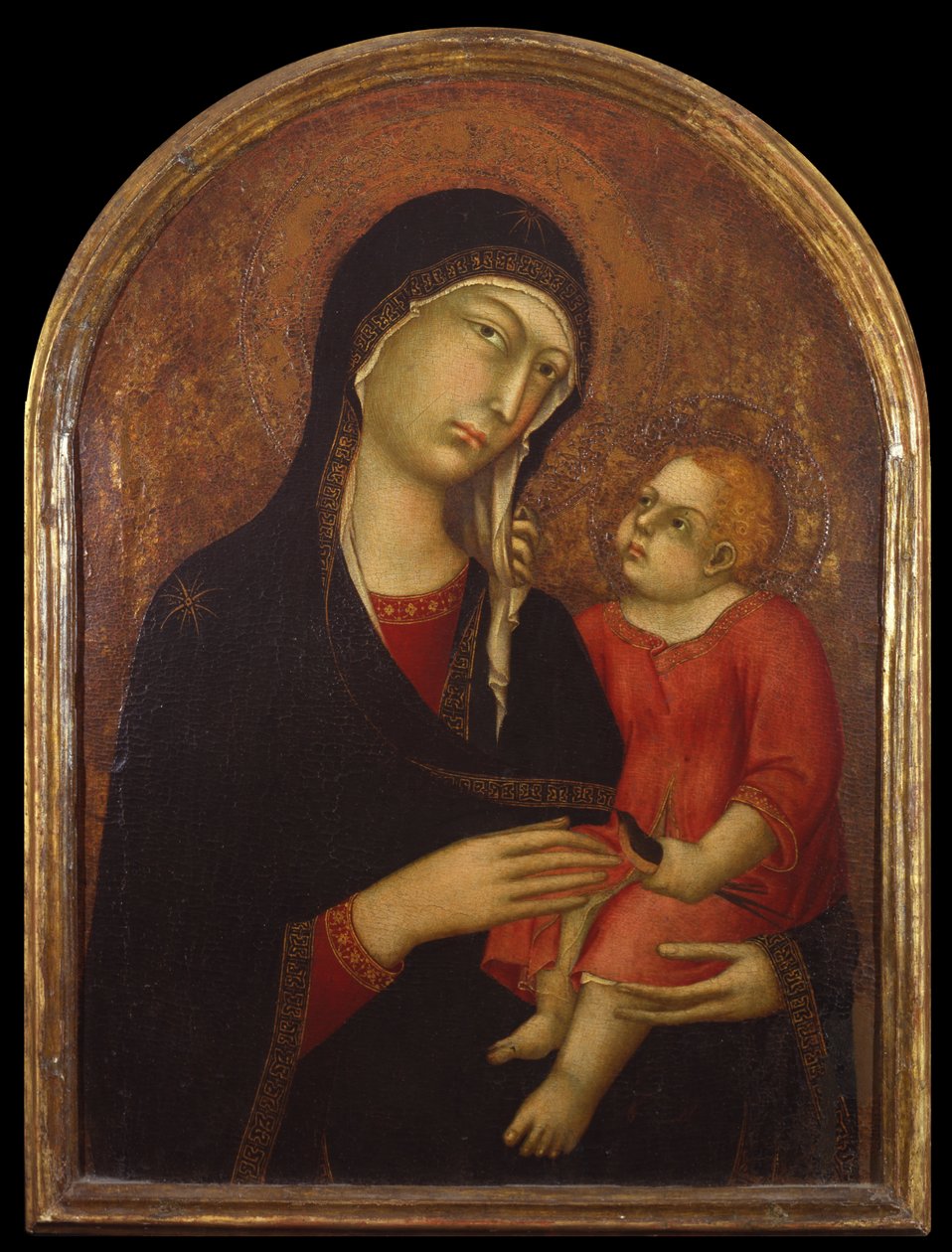 Madonna med barn af Simone Martini