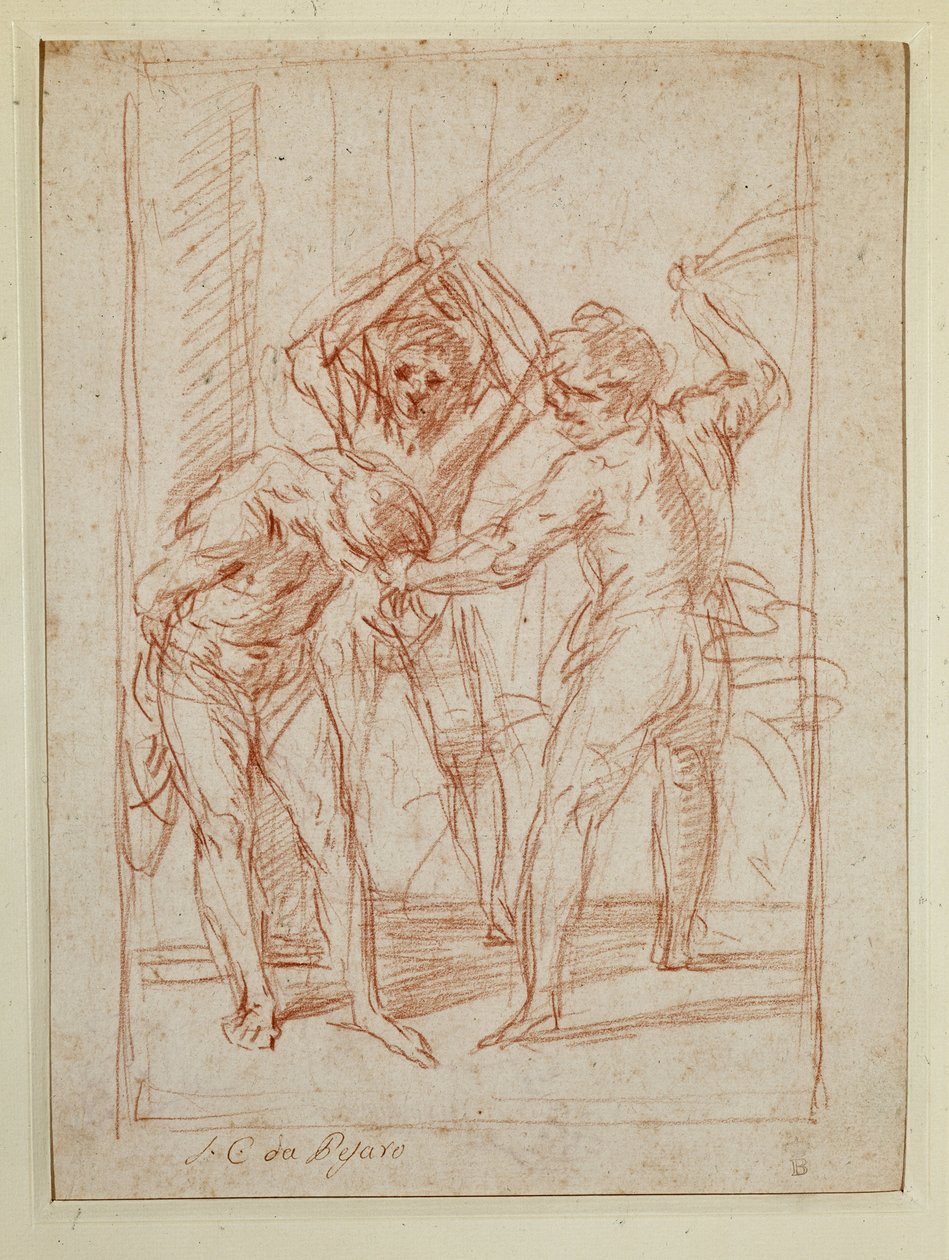 Flagelering (Tegning af Simone Cantarini