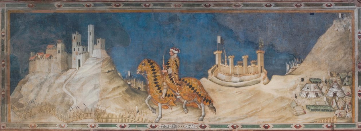Guido Riccio fra Fogliano / Simone Martini af Simone Martini