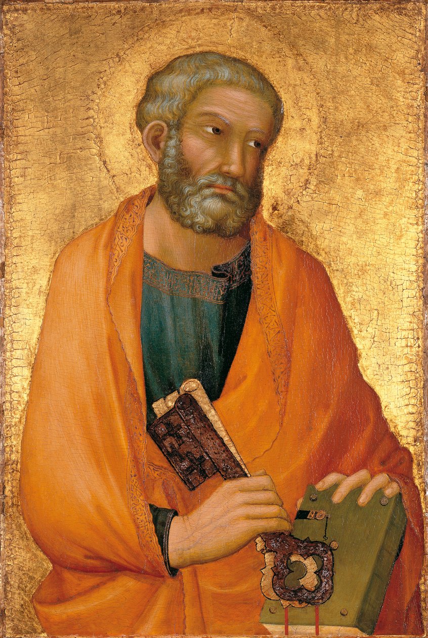Apostlen Peter af Simone Martini di