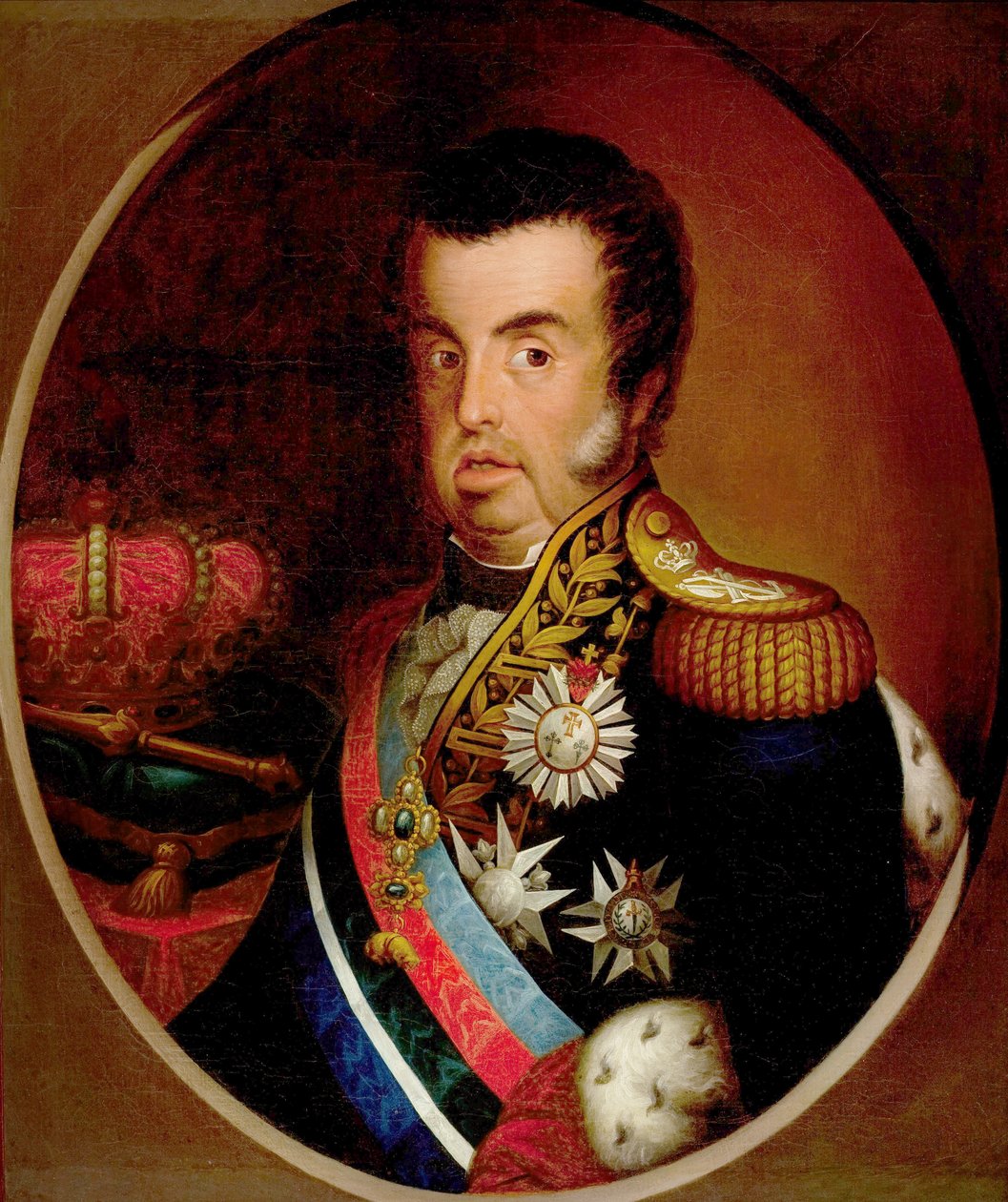 Portræt af Dom João VI (1767-1826) af Simplicio Rodrigues de Sa
