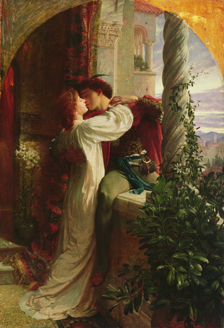 Romeo og Julie, 1884 af Frank Dicksee