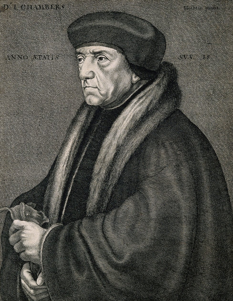 Sir John Chambers (Chambre). Ætsning af W. Hollar af Sir John chambers